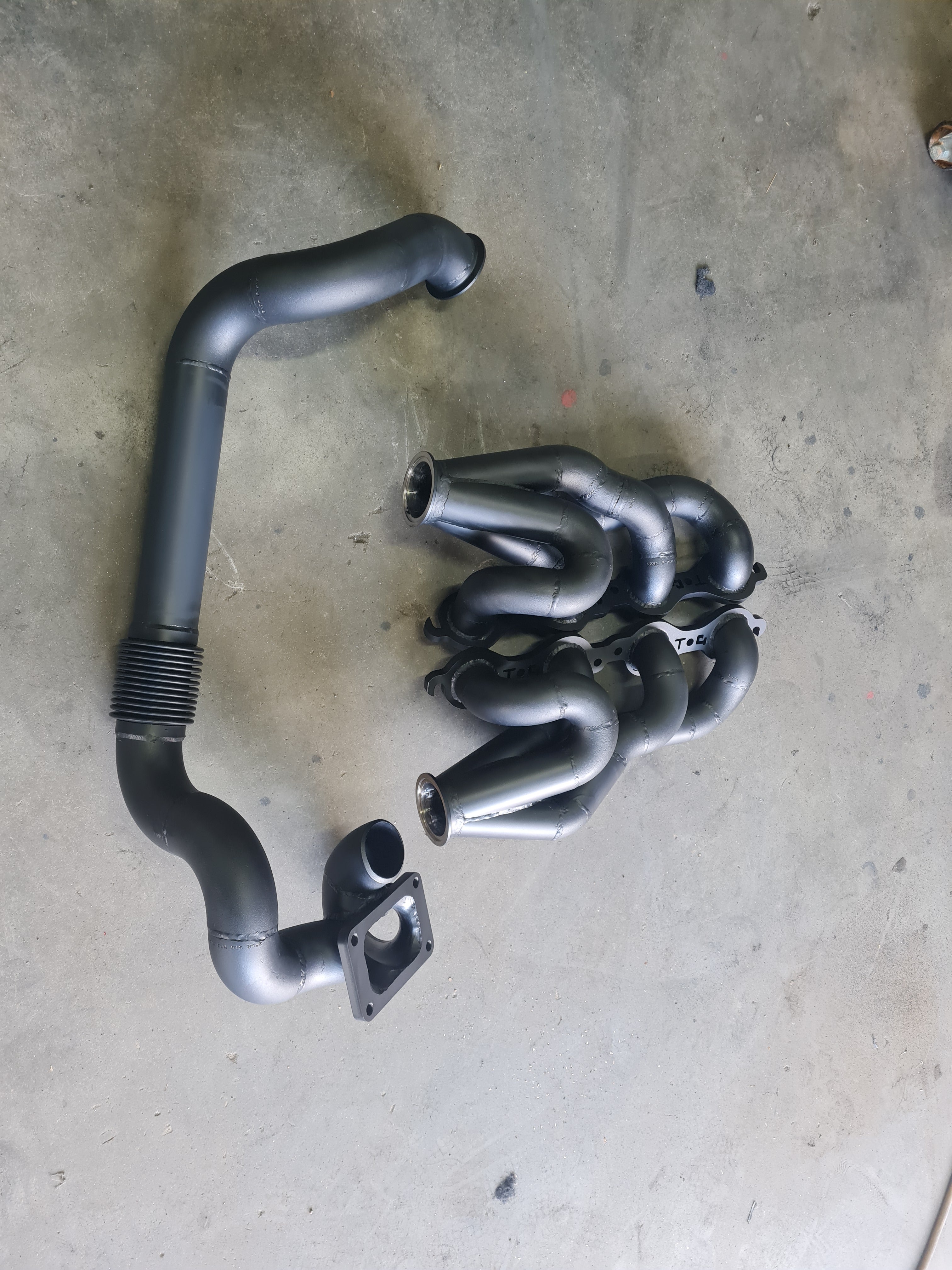 1 steam pipe waste gate bend